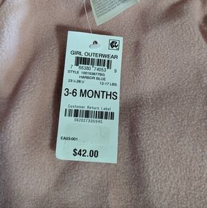 NWT First Impression 3-6 month outerwear.